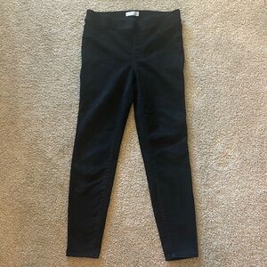 LOFT Black Skinny Jean Leggings EUC Black